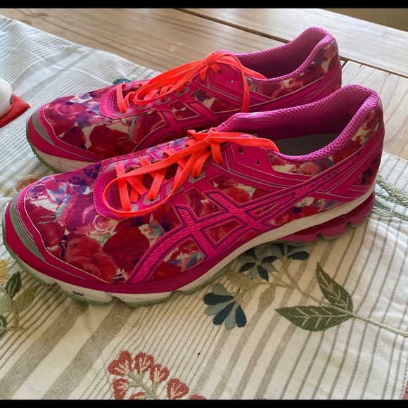 asics floral sneakers